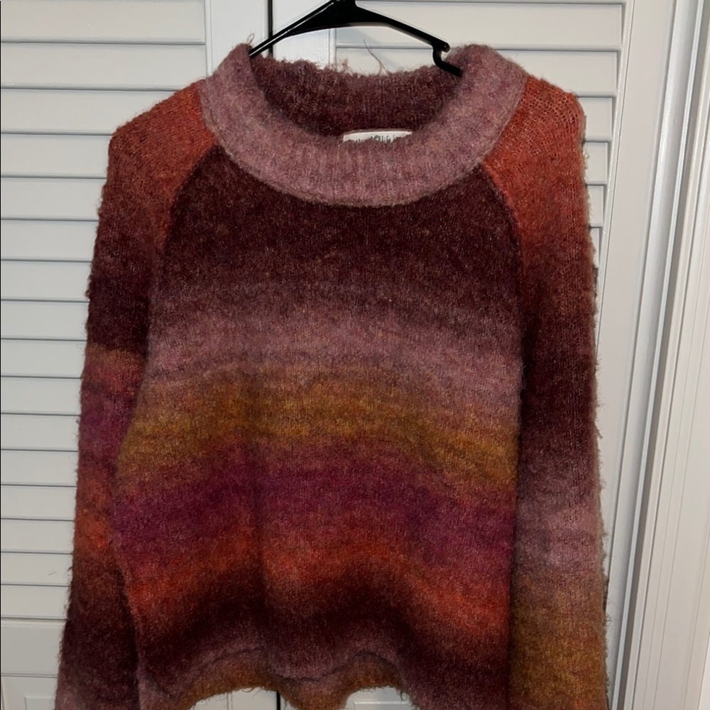 NATURAL LIFE Multicolor Gradient Women's Sweater Like New